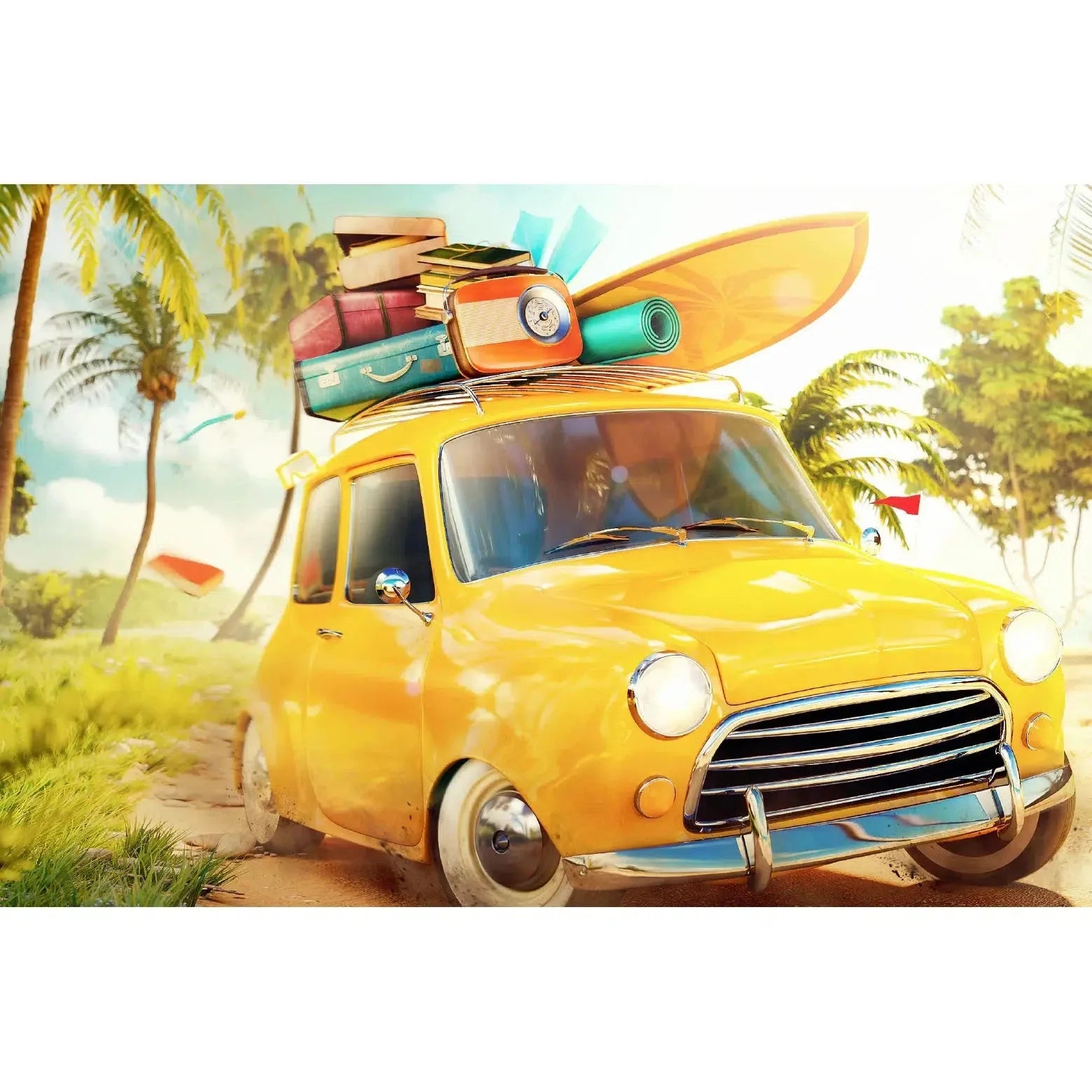 Surfin Safari 150 Piece Mini Jigsaw Puzzle Micro Puzzles