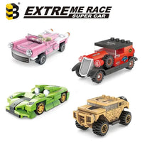 Building Block Garage Car Toys - # BOT&G53710008 - BIG FRENCHIES