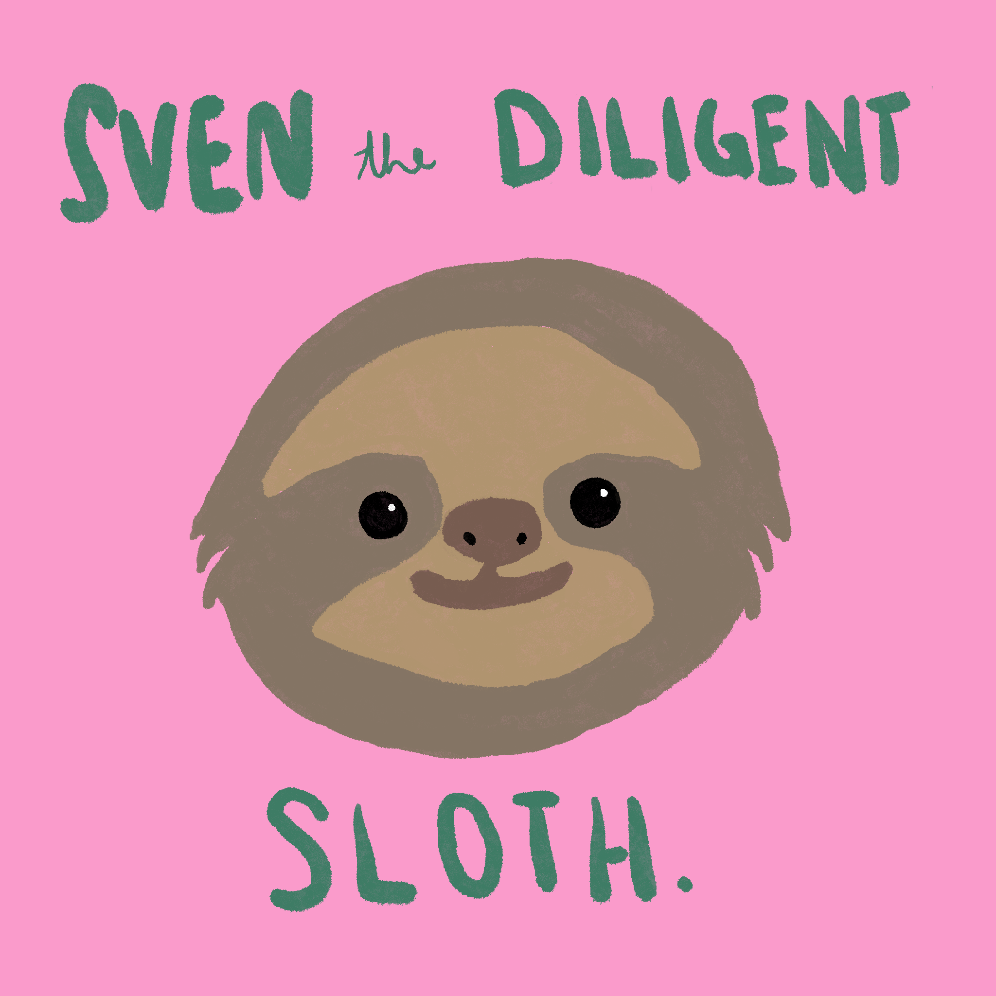 Sven the Diligent Sloth - BIG FRENCHIES