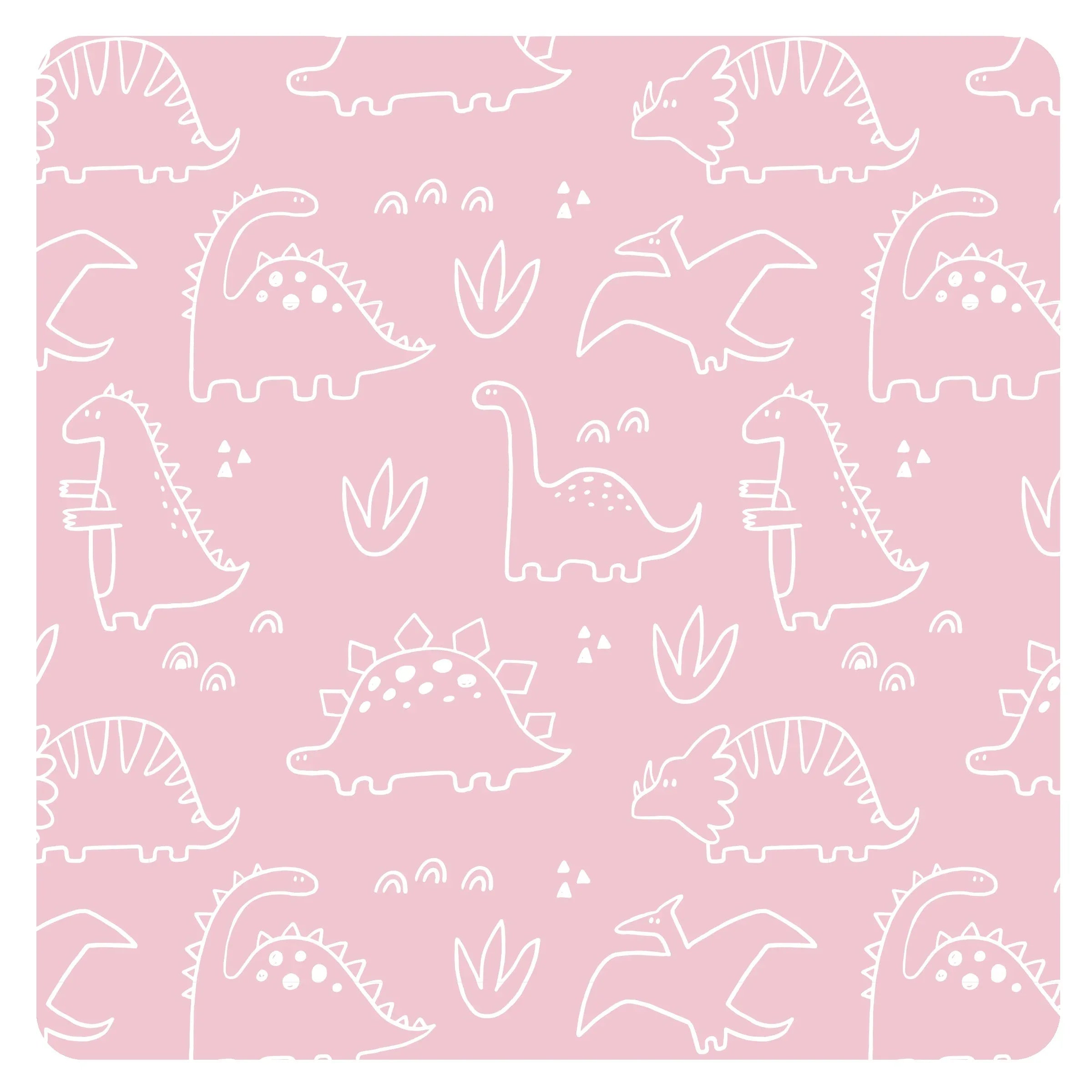 Dino Friends - Blush Bapron - BIG FRENCHIES