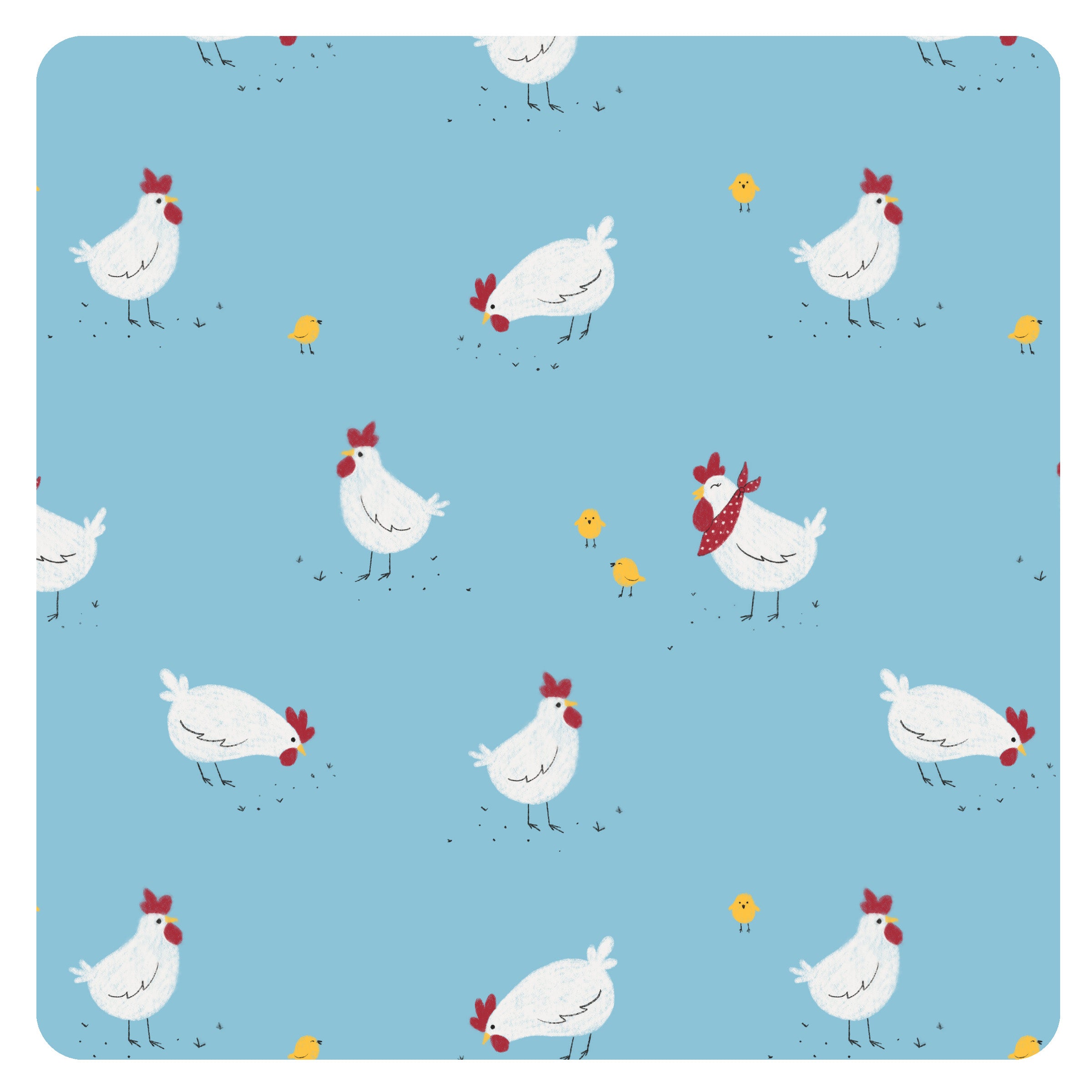 Little Chickies Splash Mat - A Waterproof Catch-All for Highchair Spills and More! SALE