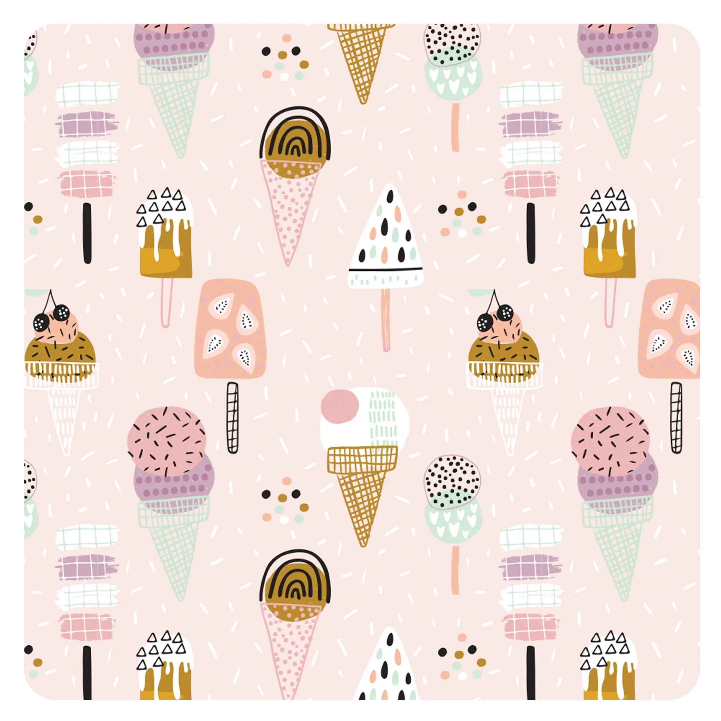 Pink Ice Cream Flutter Bapron - BIG FRENCHIES