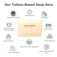 Sweet Almond Tallow Soap Bar - BIG FRENCHIES