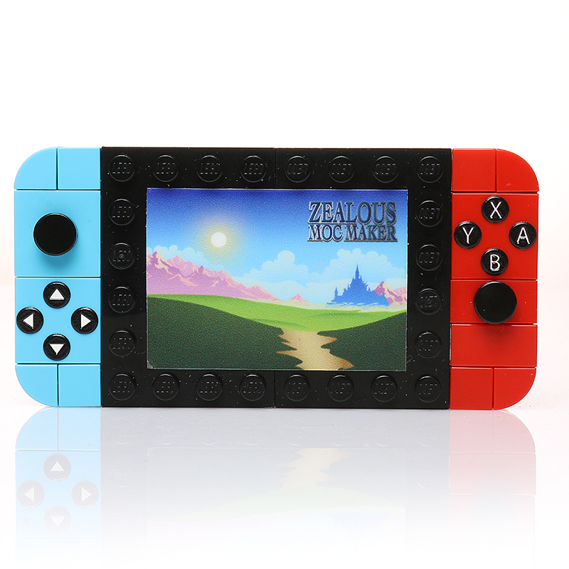 Custom Pretendo 2017 Handheld Console Building Set made using LEGO parts-Building Toys-BIG FRENCHIES-B3 Customs