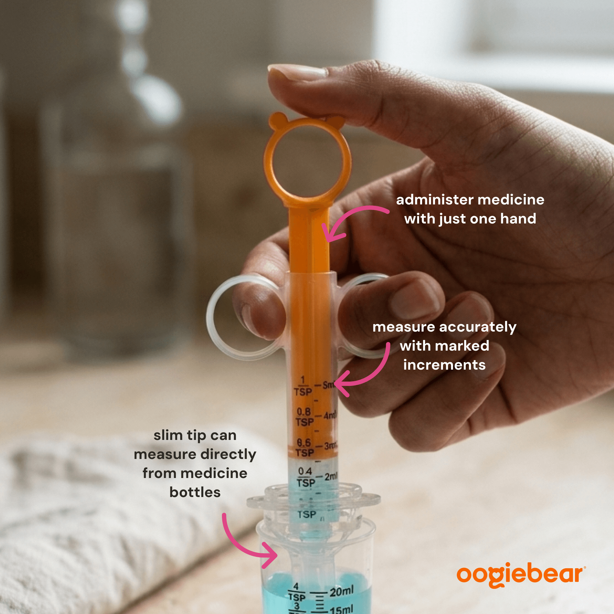 baby medicine syringe + feeder