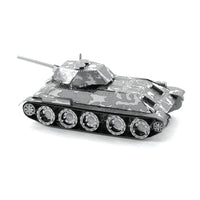 T-34 Tank 3D Steel Model Kit Metal Earth
