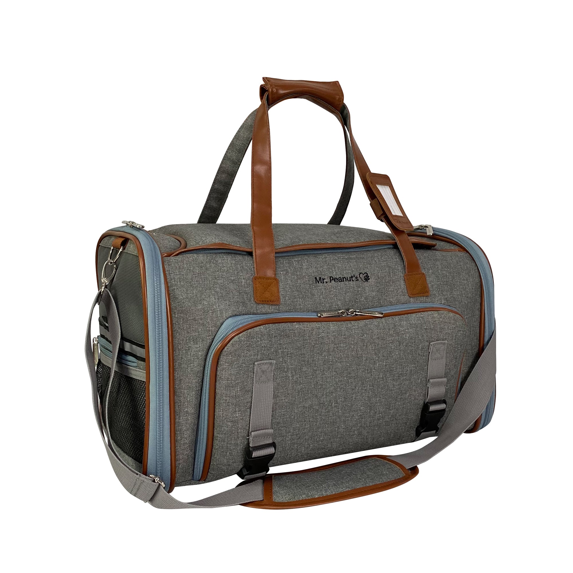 Mr. Peanut's Gold Series Big Apple XL Size Double Expandable Pet Carrier - BIG FRENCHIES