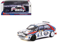 Lancia Delta HF Integrale #4 Didier Auriol - Bernard Occelli "Martini Racing" Winner "Monte Carlo Rally" (1992) "Hobby64" Series 1/64 Diecast Model Car by Tarmac Works