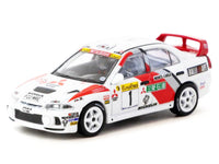 Mitsubishi Lancer Evolution IV #1 Tommi Makinen - Seppo Harjanne 3rd Place "Monte Carlo Rally" (1997) "Global64" Series 1/64 Diecast Model by Tarmac Works