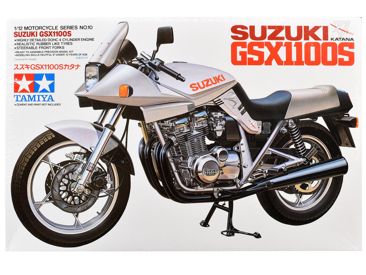 Model Kit Suzuki GSX1100S Katana Motorcycle 1/12 Scale Model by Tamiya