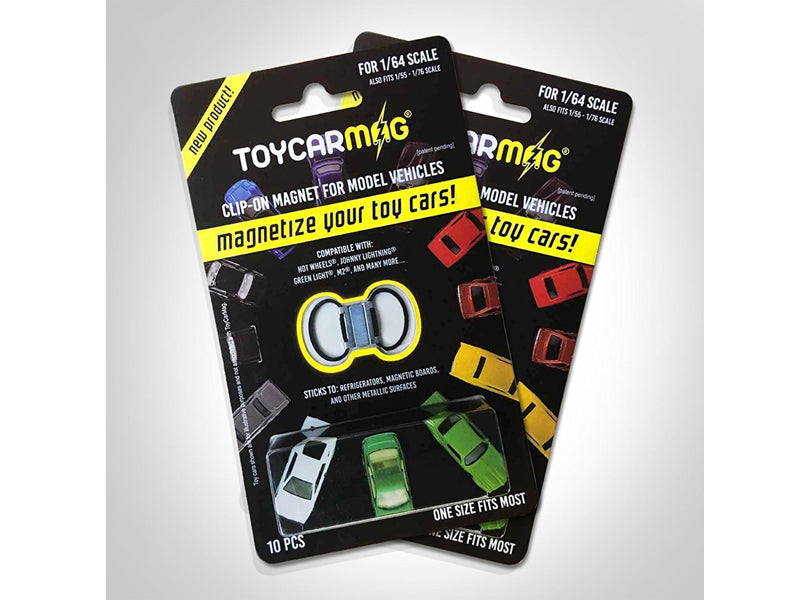 10 piece Clip-On Magnets Clip and Display for 1/64-1/55-1/76 Scale Model Cars by Toyscarmag - BIG FRENCHIES