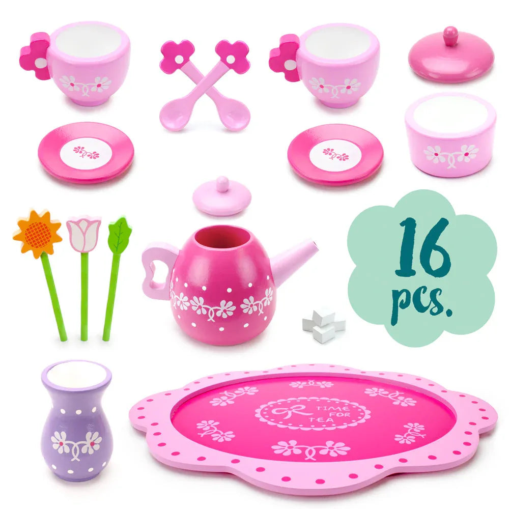Pink Blossoms Tea Time for Two - BIG FRENCHIES