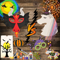 The Fiery Dragon & The Mystical Unicorn Witch DIY Craft Kit Box Combo - BIG FRENCHIES