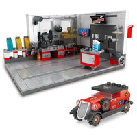 Building Block Garage Car Toys - # BOT&G53710008 - BIG FRENCHIES