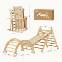 Tiny Land® 7-in-1 Montessori Climbing Set with Play Pad