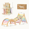 Tiny Land® 7-in-1 Rainbow Climbing Set with Play Pad