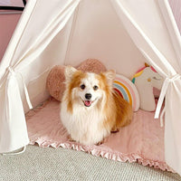 Tiny Land® Teepee Tent for Kids with Mat – Indoor Play Tent with Floor Mat