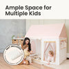 Tiny Land® Sweet Citrus Kids Play Tent – White and Pink Indoor Playhouse