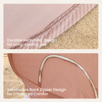 Tiny Land® Baby Beach Tent – Blush Pink Play Tent for Outdoor Fun