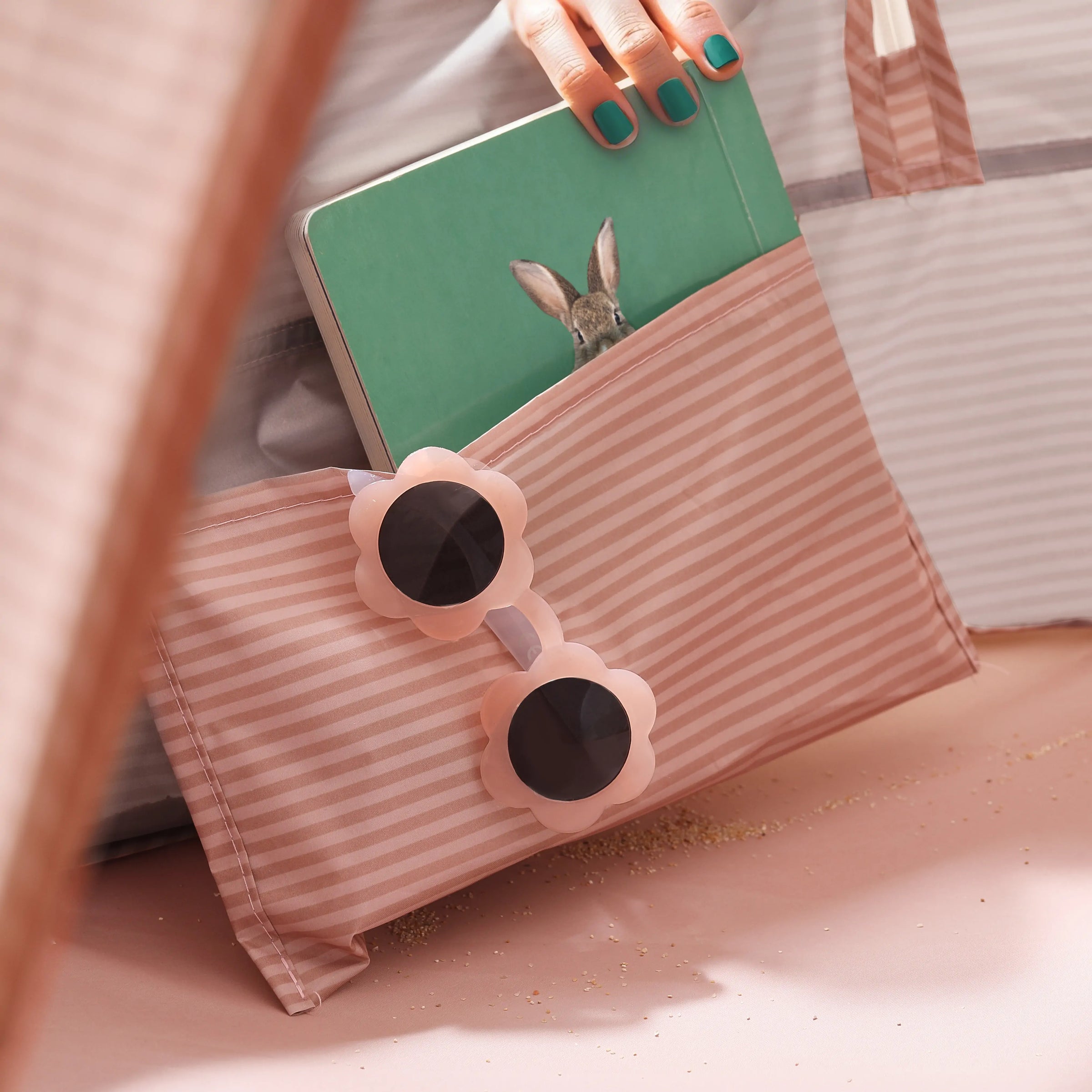 Tiny Land® Baby Beach Tent – Blush Pink Play Tent for Outdoor Fun