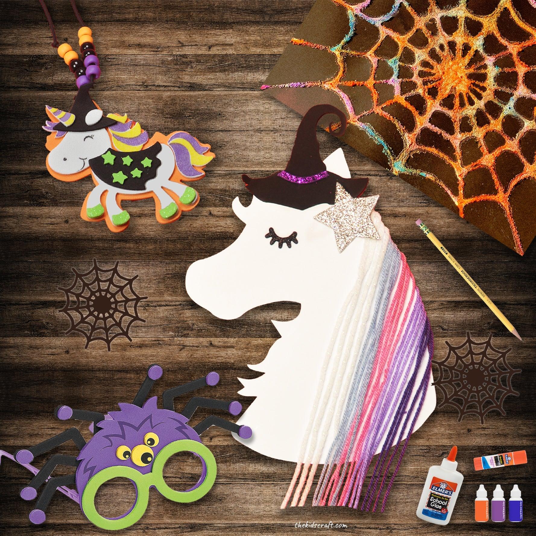 The Fiery Dragon & The Mystical Unicorn Witch DIY Craft Kit Box Combo - BIG FRENCHIES