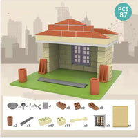 Children Build A House Bricks Assembled Toys - # BOT&G512510001 - BIG FRENCHIES