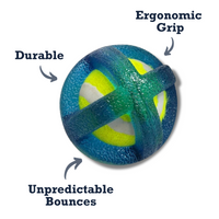 TPR-Coated Agility Tennis Ball Dog Toy – Durable & Pet-Safe - BIG FRENCHIES