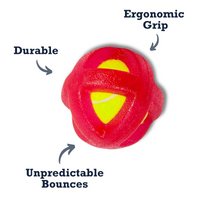 TPR-Coated Agility Tennis Ball Dog Toy – Durable & Pet-Safe - BIG FRENCHIES