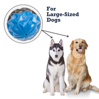 Country Living Geometric Textured Ball Dog Chew Toy, Interactive Rubber Toy for Mental Stimulation – Large - BIG FRENCHIES