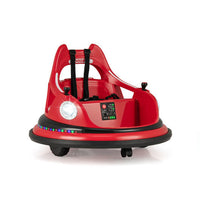 12V Kids Ride On Bumper Car with Remote Control and Dual Joysticks-Blue
