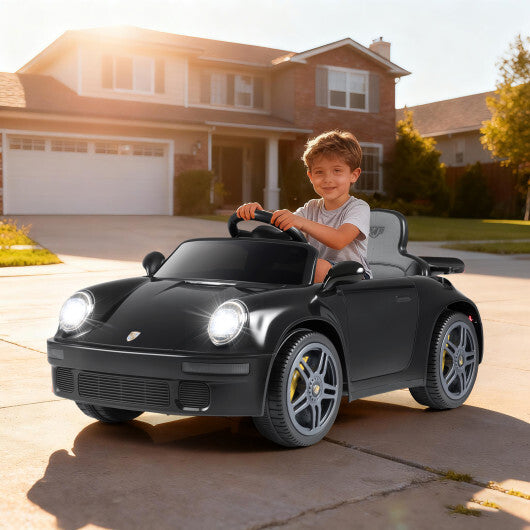 12V Electric Ride On Car Licensed RUF?CTR with Remote Control and Music-Pink