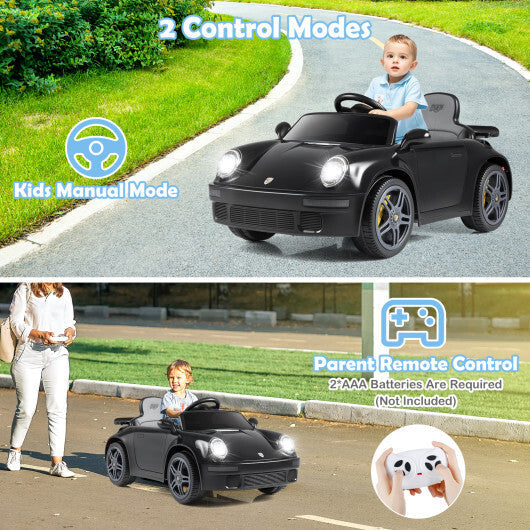 12V Electric Ride On Car Licensed RUF?CTR with Remote Control and Music-Pink