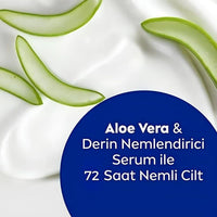 Nivea Aloe Vera 72-Hour Moisturizing Body Lotion for Dry Skin - Long-Lasting Hydration & Softness