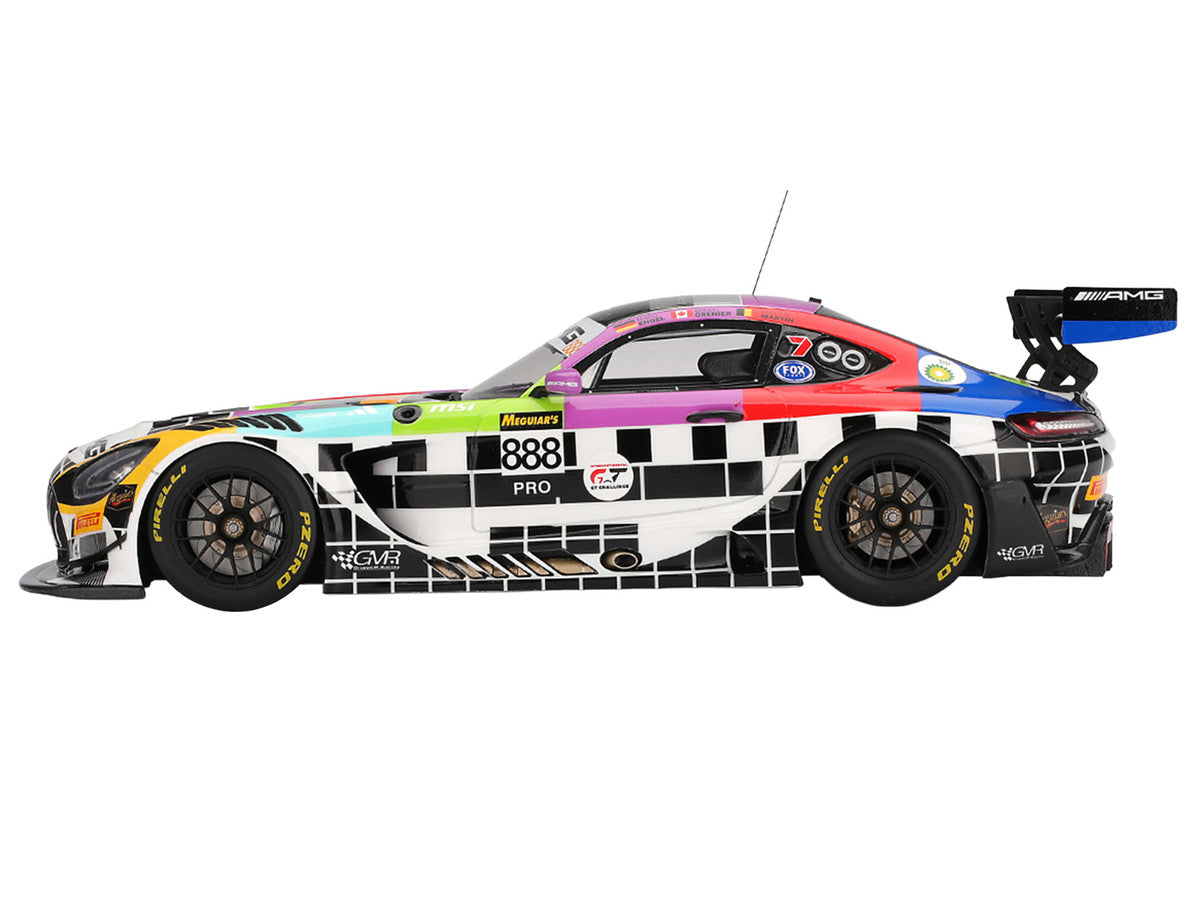 Mercedes-AMG GT3 #888 Maro Engel - Mikael Grenier - Maxime Martin "Mercedes-AMG Team GMR" Meguiar's "Bathurst 12 Hour" (2025) 1/18 Model Car by Top Speed