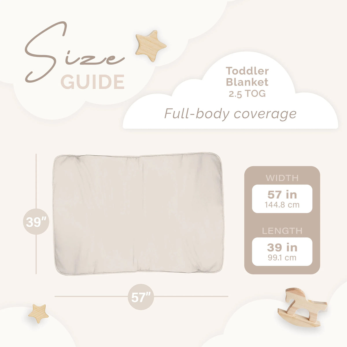 Toddler Blanket 2.5 TOG - BIG FRENCHIES