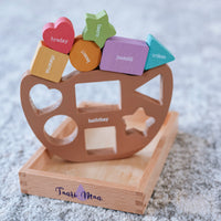 Bilingual Balance Boat • Gujarati | Hindi • Shapes & Colors