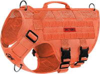 Tactical No-Pull Dog Harness – Mesh Military Vest with Handles for S -XL Dogs