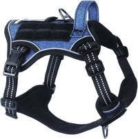 Tactical No-Pull Dog Harness with Handle, Reflective Adjustable Training Vest