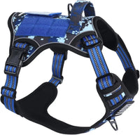 Tactical No-Pull Dog Harness with Handle, Reflective Adjustable Training Vest