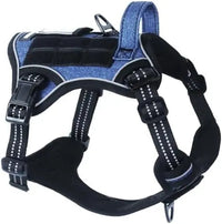Tactical No-Pull Dog Harness with Handle, Reflective Adjustable Training Vest