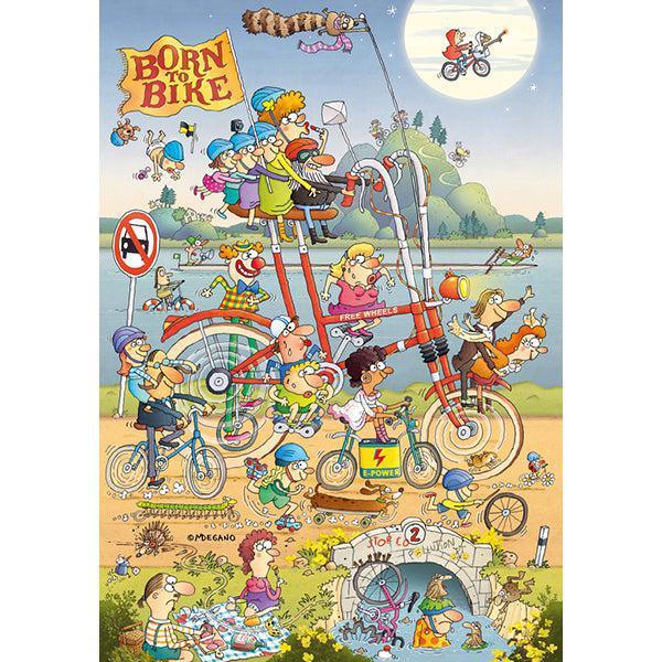 Take a Trip with Marino Degano 500 Piece Jigsaw Puzzle Heye - BIG FRENCHIES