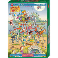 Take a Trip with Marino Degano 500 Piece Jigsaw Puzzle Heye - BIG FRENCHIES