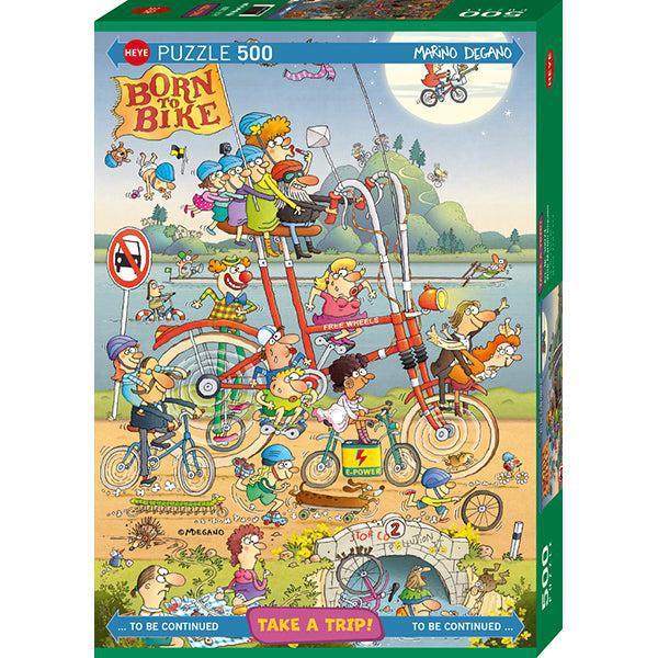 Take a Trip with Marino Degano 500 Piece Jigsaw Puzzle Heye - BIG FRENCHIES