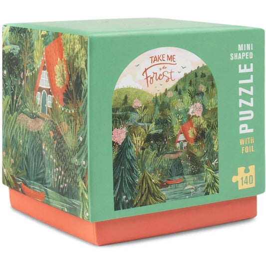 Take me to The Forest 140 Piece Mini Jigsaw Puzzle Lantern Press - BIG FRENCHIES