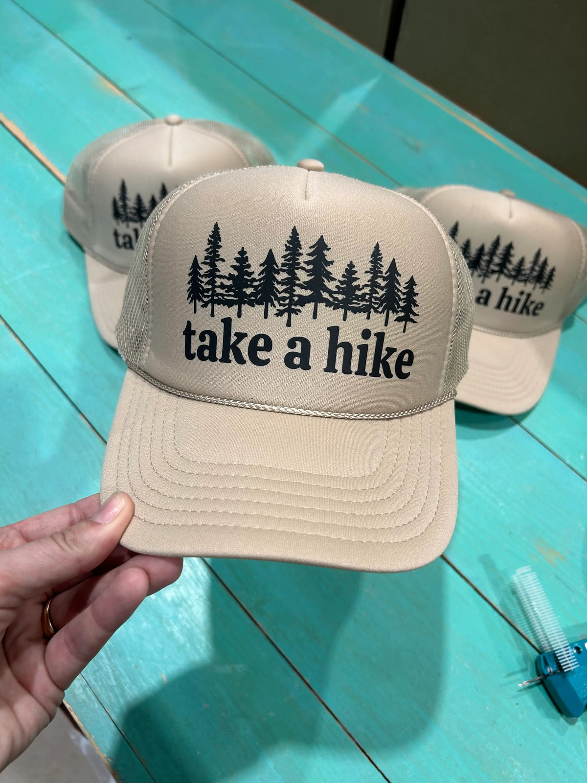 Take A Hike Trucker Hat - BIG FRENCHIES