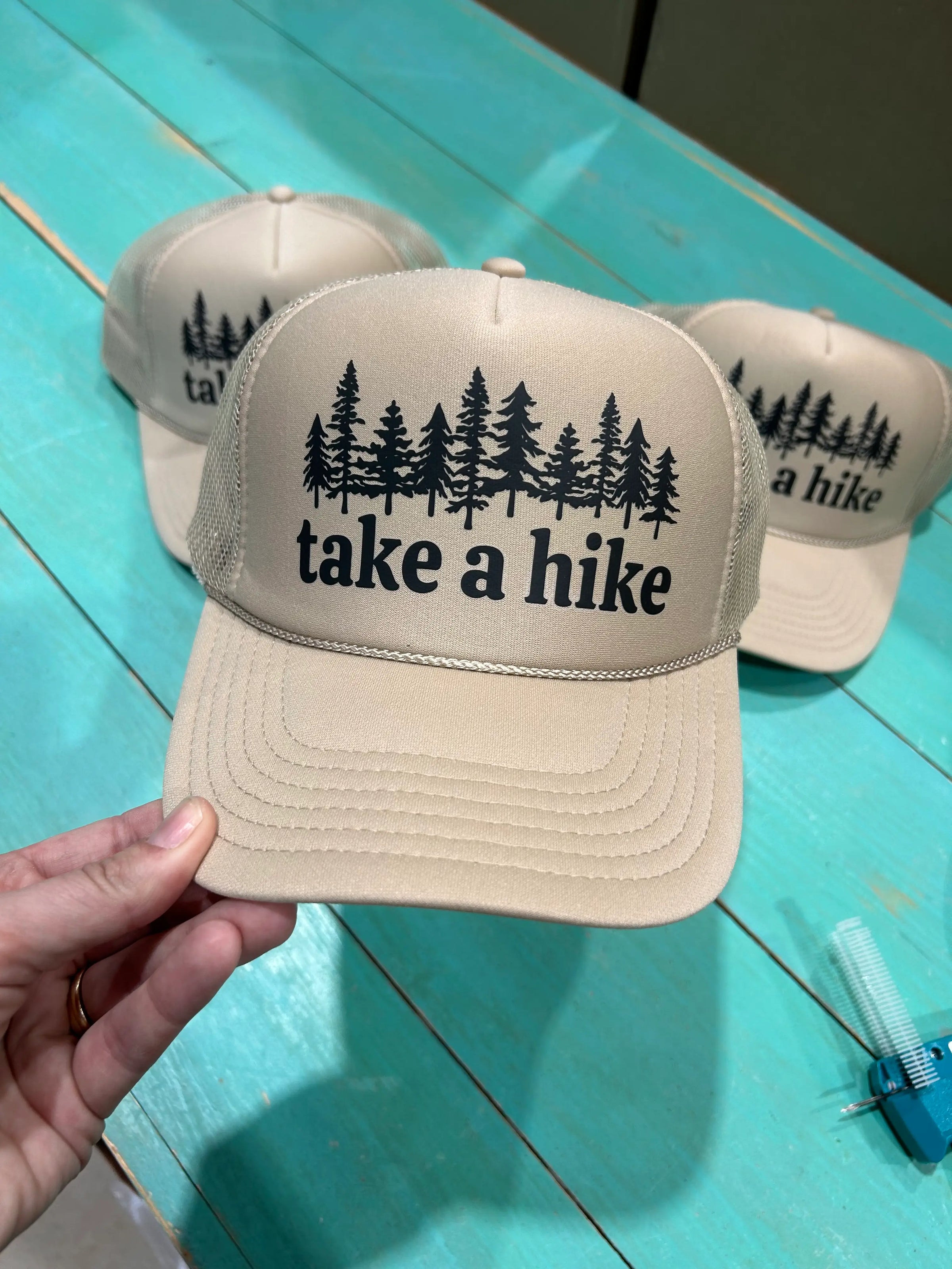 Take A Hike Trucker Hat - BIG FRENCHIES