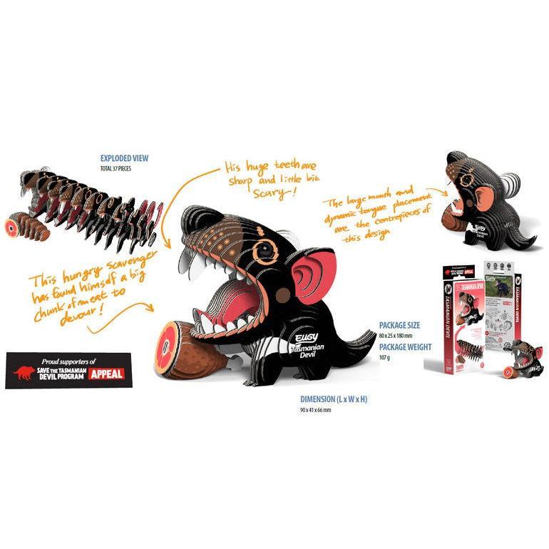 Tasmanian Devil 3D Cardboard Model Kit Eugy - BIG FRENCHIES
