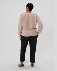 Elizabeth Under Belly Maternity Pants in All-Season Wool - BIG FRENCHIES