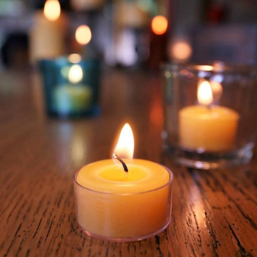 Pure Beeswax Tea Light Candles - BIG FRENCHIES