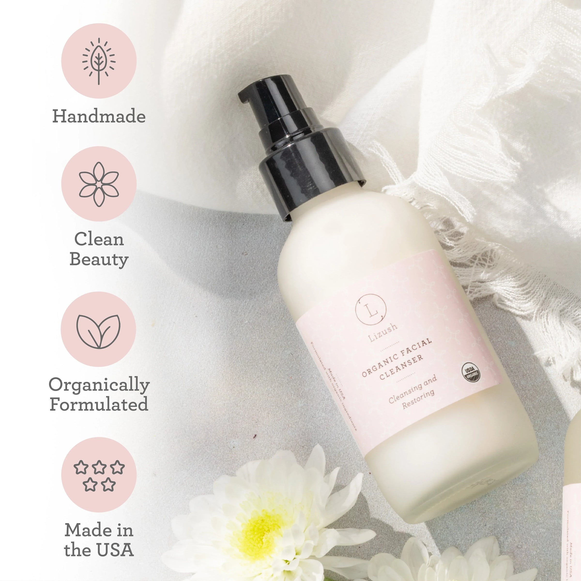 ORGANIC FACIAL CLEANSER Cleansing and Restoring - BIG FRENCHIES